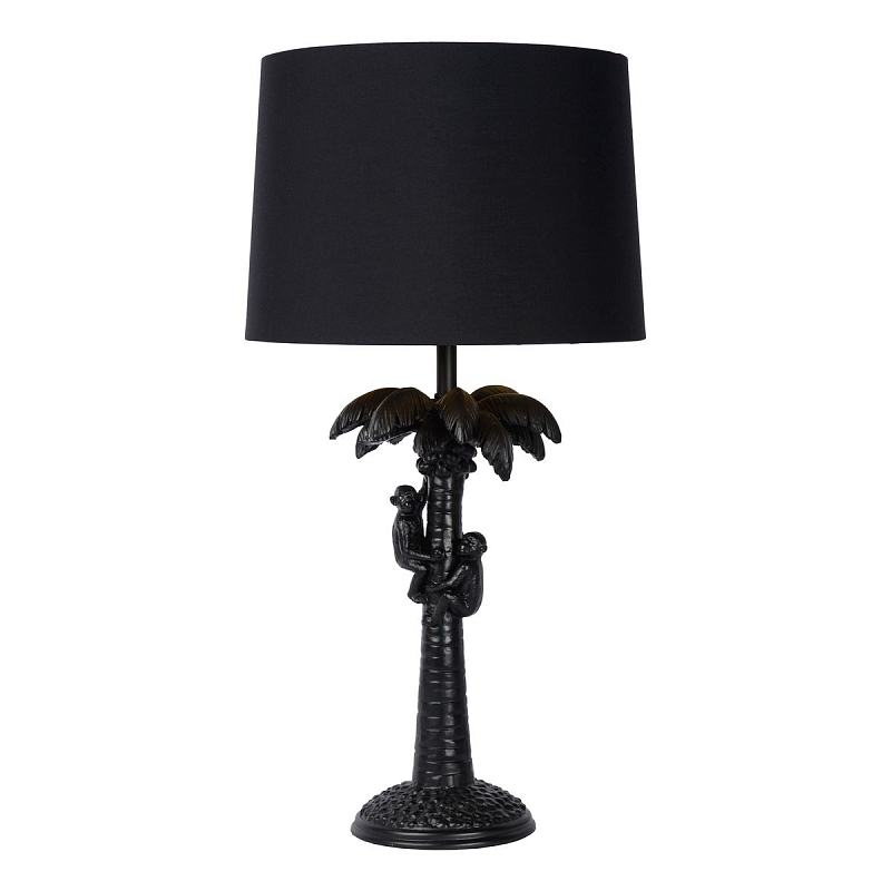 Настольная лампа Черная Пальма Monkeys on a palm table lamp black Черный Настольная лампа Черная Пальма Monkeys on a palm table lamp black Черный в Орле | Loft Concept