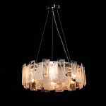 Люстра круглая с подвесными прямоугольными пластинами из стекла Glacier Panels варинант исполнения - 3 | Loft Concept в Орле