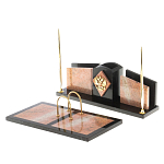 Настольный письменный набор из розового мрамора Marble Accessory варинант исполнения - 2 | Loft Concept в Орле