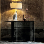 Консоль дымчатого цвета с изогнутым основанием Arabesque варинант исполнения - 3 | Loft Concept в Орле