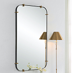 Зеркало настенное в черной металлической раме Mirror Cardinal варинант исполнения - 4 | Loft Concept в Орле