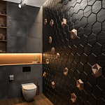 Гипсовая 3D панель с принтографией PM-41 варинант исполнения - 2 | Loft Concept в Орле