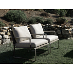 Дизайнерское уличное кресло на металлическом каркасе PHOENIX Armchair варинант исполнения - 13 | Loft Concept в Орле