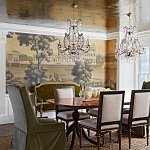 Обои ручная роспись Monuments of Paris Roberts on antique scenic Xuan paper варинант исполнения - 1 | Loft Concept в Орле