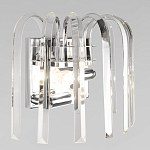 Бра цвета никель с изогнутыми хрустальными элементами Radiant Ribbons варинант исполнения - 4 | Loft Concept в Орле