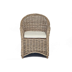 Кресло из ротанга с подушкой Nest бежево-серое варинант исполнения - 2 | Loft Concept в Орле