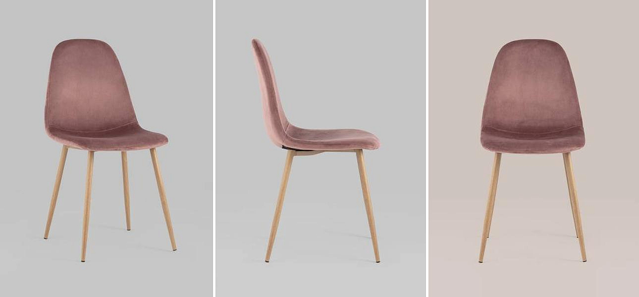 Стул Archie Chair Пыльно-Розовый Цвет Стул Archie Chair Пыльно-Розовый Цвет - Loft-Concept в Орле