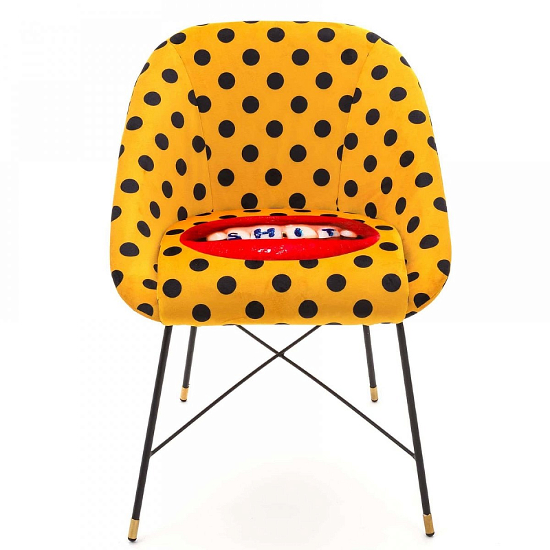 Кресло Seletti Padded Chair Shit Желтый Черный Кресло Seletti Padded Chair Shit Желтый Черный в Орле | Loft Concept