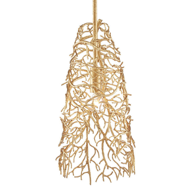 Подвесной светильник золотой в виде кораллов Coral Decor Золотой Подвесной светильник золотой в виде кораллов Coral Decor Золотой в Орле | Loft Concept