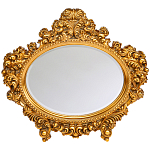 Зеркало настенное золотое с ажурным резным орнаментом Classic Ornament Mirror варинант исполнения - 1 | Loft Concept в Орле