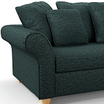 Мебельная ткань Шенилл темно-зеленый цвет 138 см T4-39 варинант исполнения - 5 | Loft Concept в Орле