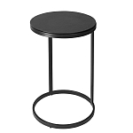 Кофейный столик круглый чёрный Compact Loft варинант исполнения - 2 | Loft Concept в Орле