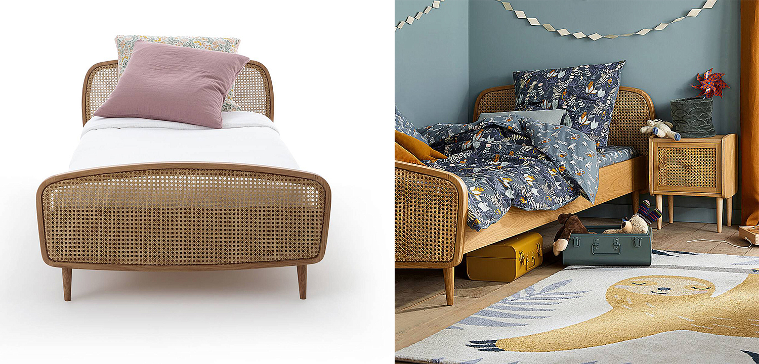 Кровать Morten Wicker Bed Кровать Morten Wicker Bed - Loft-Concept в Орле