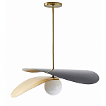 Люстра круглая с 2-мя металлическими абажурами Andromeda варинант исполнения - 1 | Loft Concept в Орле