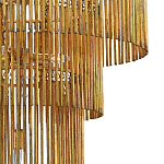 Люстра трёхъярусная золотого цвета Metal Tentacles варинант исполнения - 2 | Loft Concept в Орле