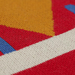 Плед хлопковый по мотивам чувашских орнаментов Ural and Siberian Patterns варинант исполнения - 4 | Loft Concept в Орле