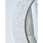 Зеркало круглое инкрустированное раковинами устриц Bone Inlay Dome Mirror White варинант исполнения - 4 | Loft Concept в Орле