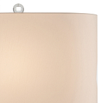 Настольная лампа разноцветная с овальным тканевым абажуром Abstraction варинант исполнения - 2 | Loft Concept в Орле