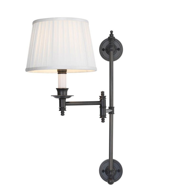 Бра Wall Lamp Indigo Bronze Темная бронза Белый Бра Wall Lamp Indigo Bronze Темная бронза Белый в Орле | Loft Concept
