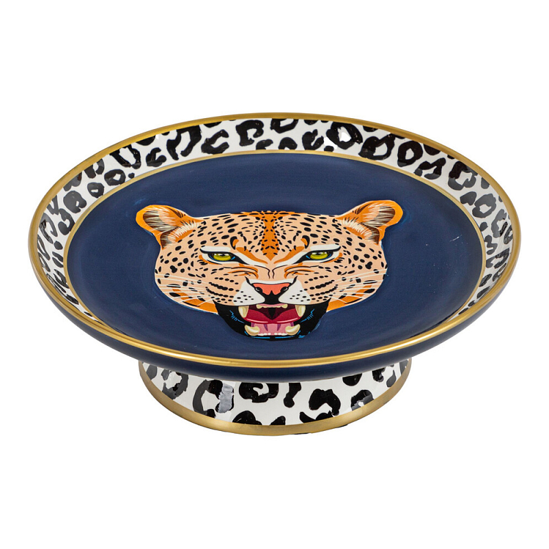 Блюдо фарфоровое Гепард Serengeti Мульти в Орле | Loft Concept 