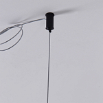 Люстра подвесная светодиодная черный металл Ring Horizontal варинант исполнения - 7 | Loft Concept в Орле