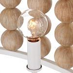 Люстра в форме цилиндра с вставками из деревянных бусин Wooden Beads варинант исполнения - 4 | Loft Concept в Орле