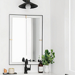 Зеркало прямоугольное в черной раме Gwendelyn варинант исполнения - 3 | Loft Concept в Орле