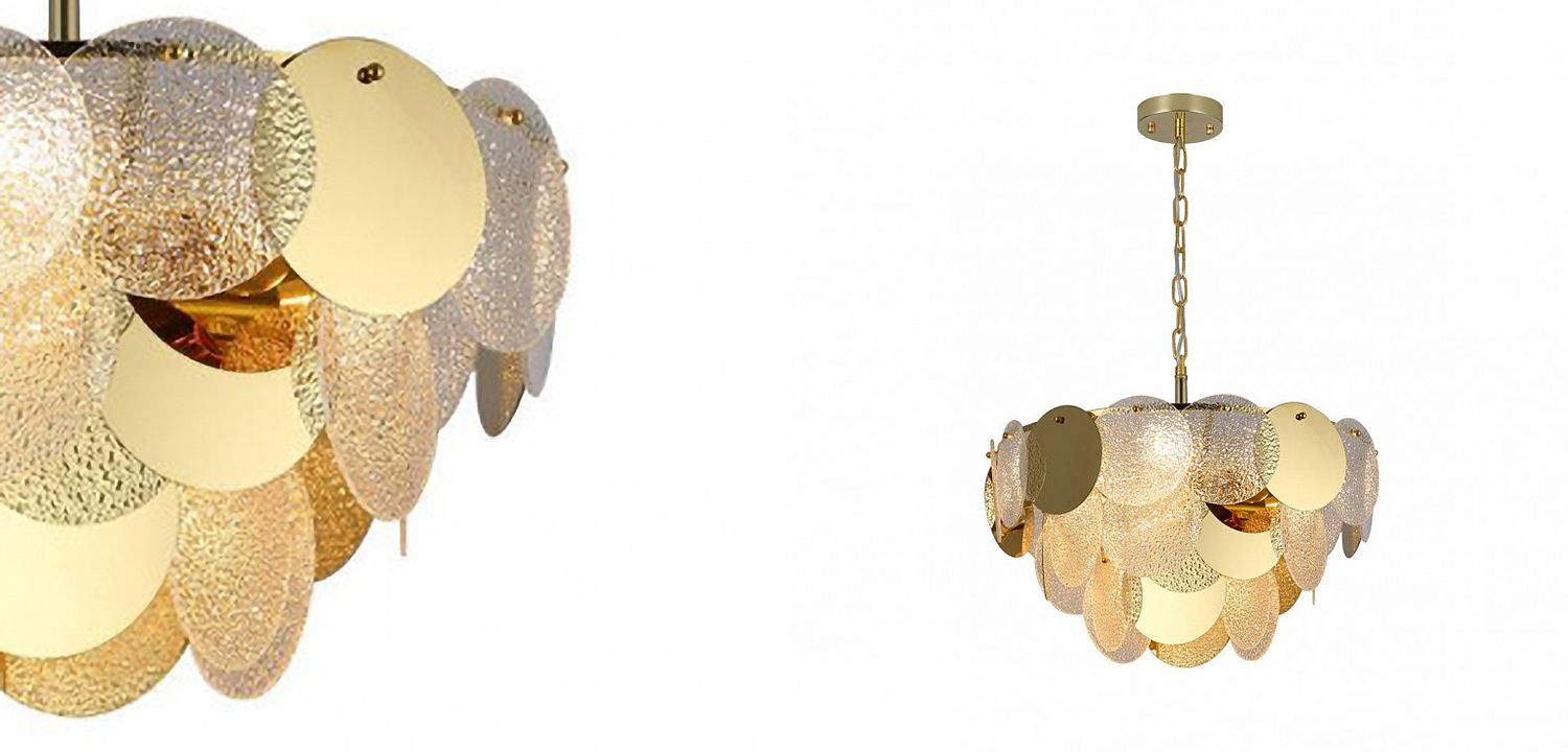 Люстра Gaetano Chandelier gold Люстра Gaetano Chandelier gold - Loft-Concept в Орле