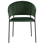 Стул в велюре зеленого цвета Horizon варинант исполнения - 2 | Loft Concept в Орле