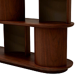 Стеллаж Zacharie Brown Wood Rack варинант исполнения - 5 | Loft Concept в Орле