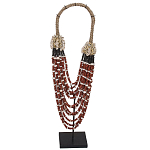 Этническое длинное ожерелье из бус и ракушек Aboriginal Long Necklace варинант исполнения - 1 | Loft Concept в Орле