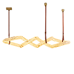 Люстра подвесная с фигурным светодиодным плафоном Calcite Figural Light варинант исполнения - 3 | Loft Concept в Орле