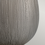 Настольная лампа с белым цилиндрическим абажуром и серебристым овальным основанием Quintiesse варинант исполнения - 4 | Loft Concept в Орле