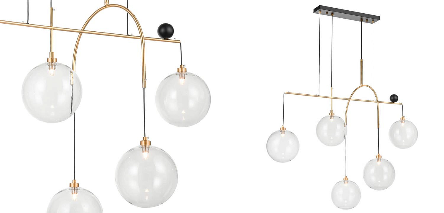 Люстра Five Hanging Balls Chandelier Люстра Five Hanging Balls Chandelier - Loft-Concept в Орле
