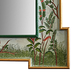 Зеркало в стиле Шинуазри ручная роспись Chinoiserie Garden White Mirror варинант исполнения - 2 | Loft Concept в Орле