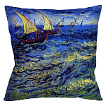 Подушка декоративная Корабли Impressionism in Art варинант исполнения - 1 | Loft Concept в Орле