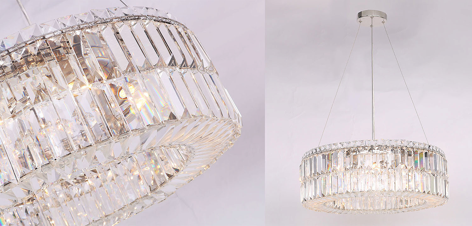 Люстра Darleen Crystal Nickel Chandelier 12 Люстра Darleen Crystal Nickel Chandelier 12 - Loft-Concept в Орле