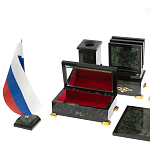 Настольный письменный набор из нефрита в подарочной коробке Victorious варинант исполнения - 7 | Loft Concept в Орле