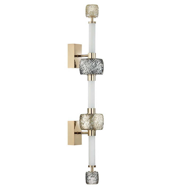 Светодиодное бра Rovelly Gold 95 см Белый Золотой Коньяк Светодиодное бра Rovelly Gold 95 см Белый Золотой Коньяк в Орле | Loft Concept