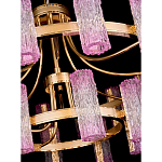 Люстра двухъярусная круглая с текстурными цилиндрическими плафонами Glimpse варинант исполнения - 4 | Loft Concept в Орле