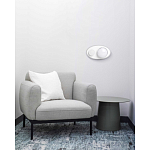 Бра овальной формы белого цвета с 2-мя лампами Lunar Pebbles варинант исполнения - 8 | Loft Concept в Орле