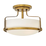 Потолочный светильник с круглым матовым белым плафоном Hinkley варинант исполнения - 5 | Loft Concept в Орле