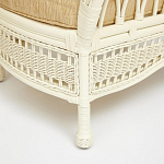 Комплект уличной мебели из ротанга Clara белый варинант исполнения - 6 | Loft Concept в Орле