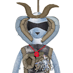 Кукла из джинсовой одежды и армейских палаток Rusalka Jeans&Tents варинант исполнения - 2 | Loft Concept в Орле