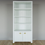 Книжный Стеллаж Elsa Dreams White с задней стенкой варинант исполнения - 5 | Loft Concept в Орле