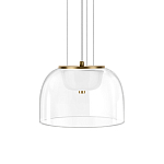 Подвесной светильник с куполообразным прозрачным стеклянным плафоном Grada Light варинант исполнения - 1 | Loft Concept в Орле