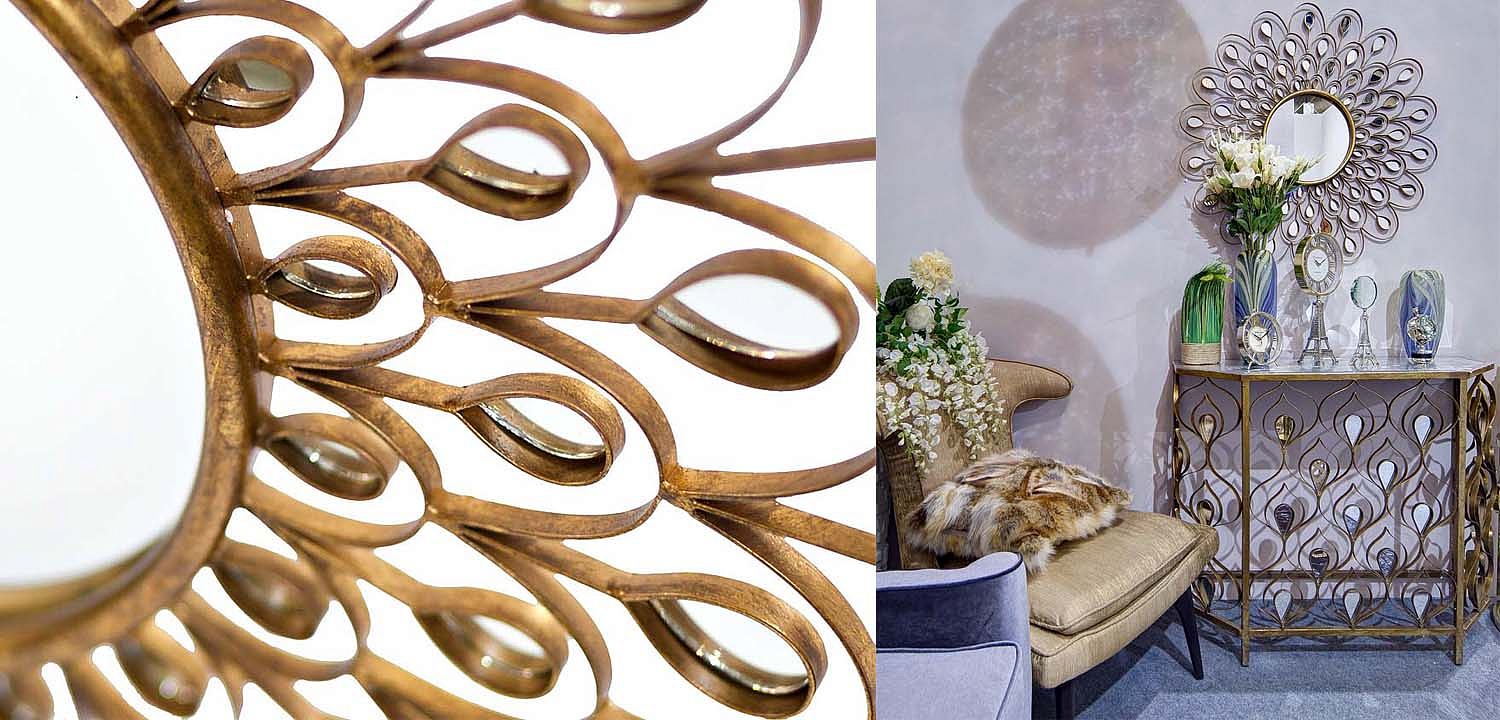 Зеркало Mirror Peacock Feathers Зеркало Mirror Peacock Feathers - Loft-Concept в Орле