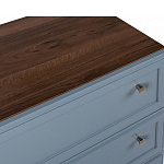 Комод серый из массива бука с 3-мя ящиками Wenge Light варинант исполнения - 2 | Loft Concept в Орле