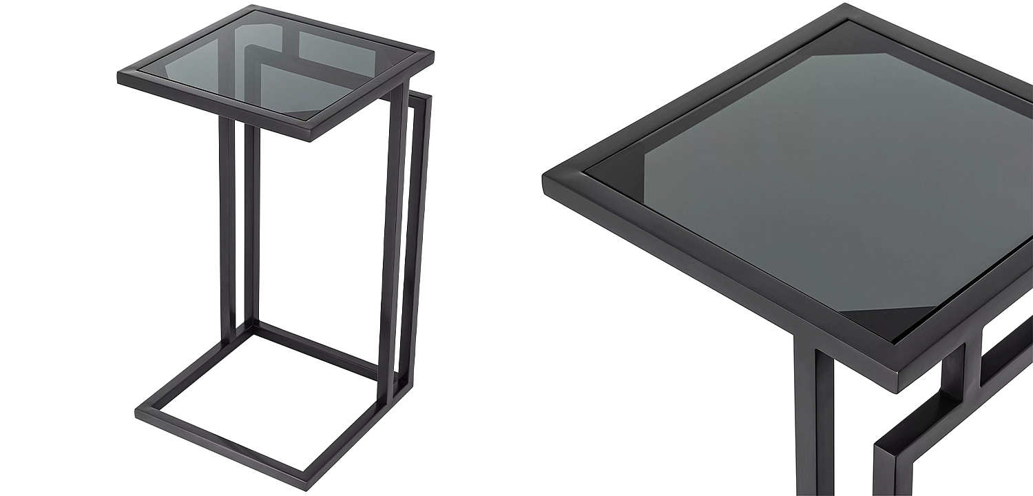 Приставной стол Eichholtz Side Table Marcus Black Приставной стол Eichholtz Side Table Marcus Black - Loft-Concept в Орле