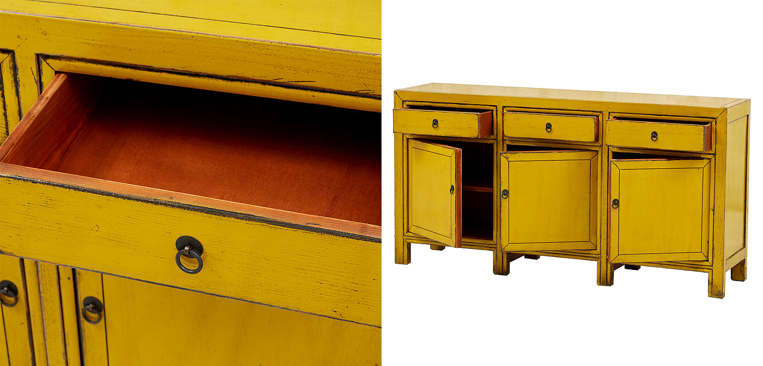 Комод Yellow Vintage Chest of Drawers Chinese Collection Комод Yellow Vintage Chest of Drawers Chinese Collection - Loft-Concept в Орле
